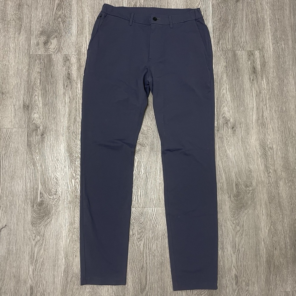 Public Rec Pants Mens 32x34 Blue Dealmaker Chino Golf Performance Nobull Tech